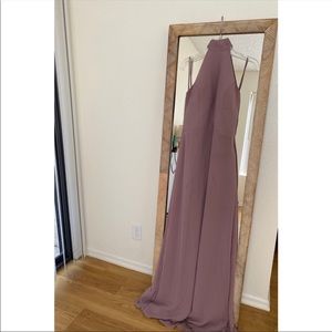 AMSALE Bridesmaid Dress- MAUVE
